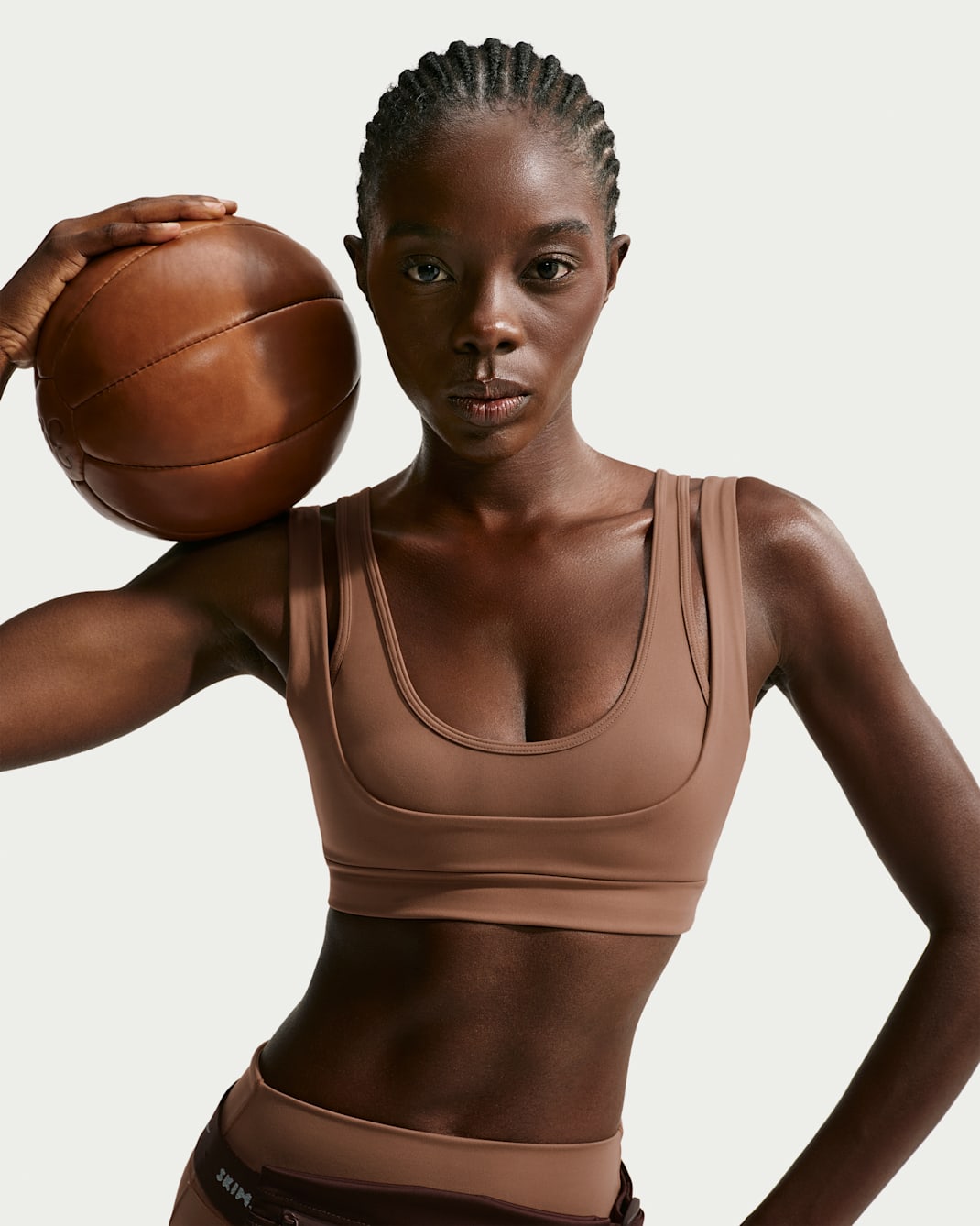 NikeSKIMS Matte Women's Double-Strap Scoop Bra