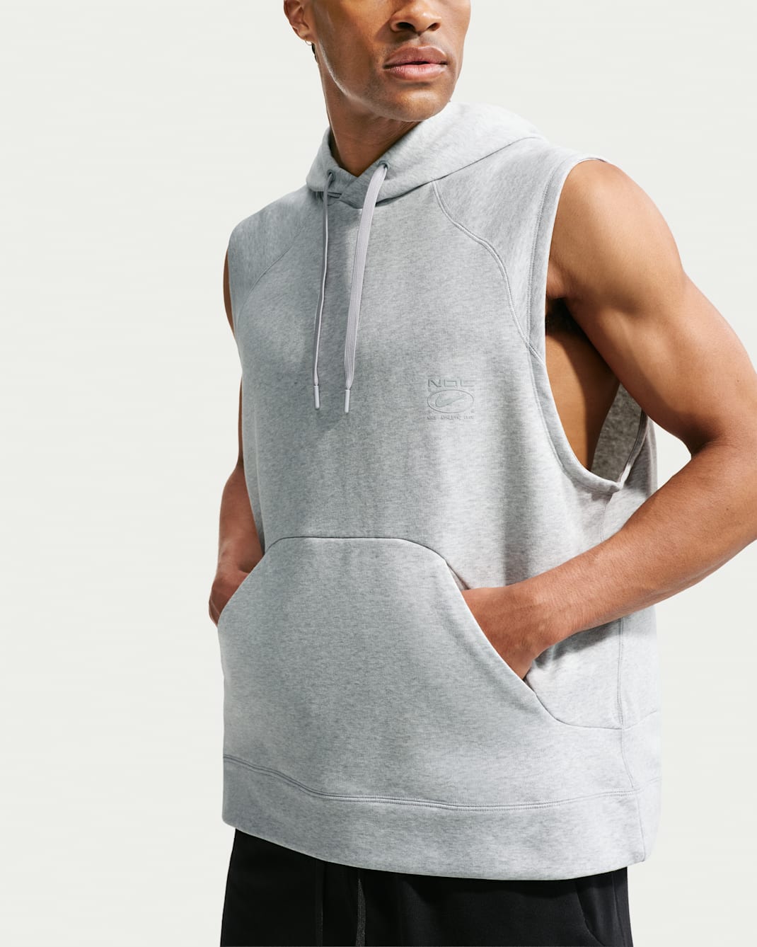Nike N.A.C. Men's Dri-FIT Fleece Sleeveless Training Hoodie