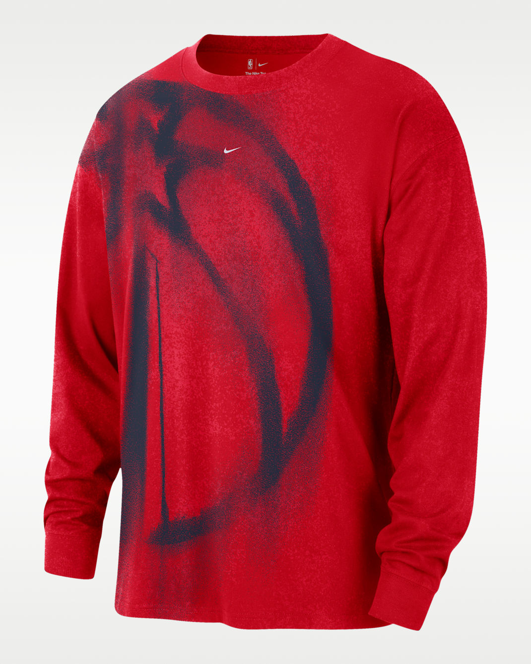 Washington Wizards Essential Anthem Men's Long-Sleeve Basketball T-Shirt - University Red