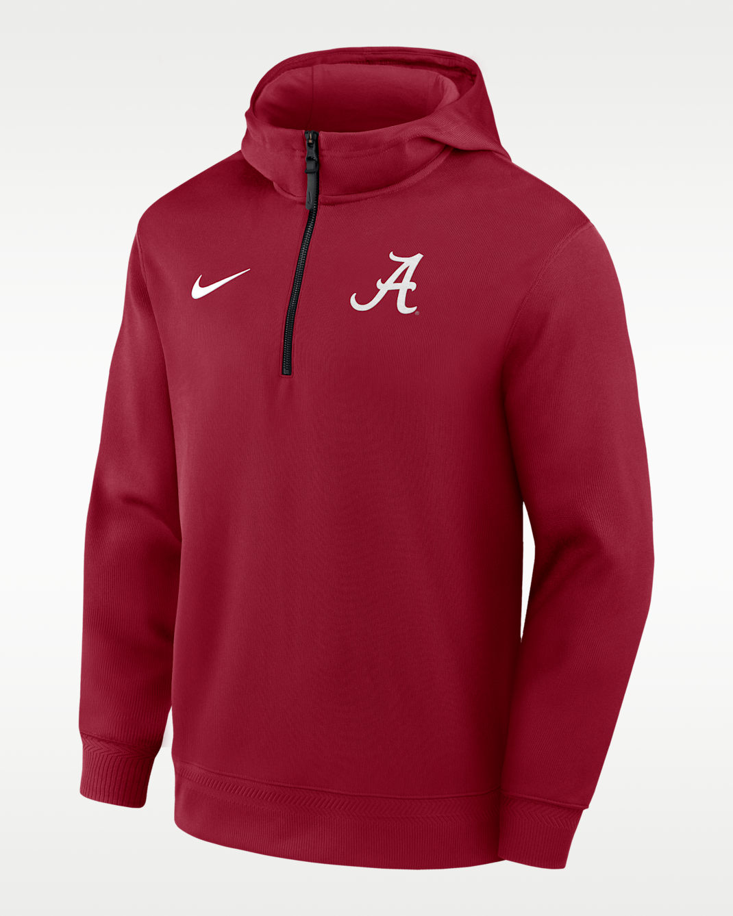 Alabama Coaches Premium Men’s Nike Dri-FIT College 1/4-Zip Hoodie - Crimson