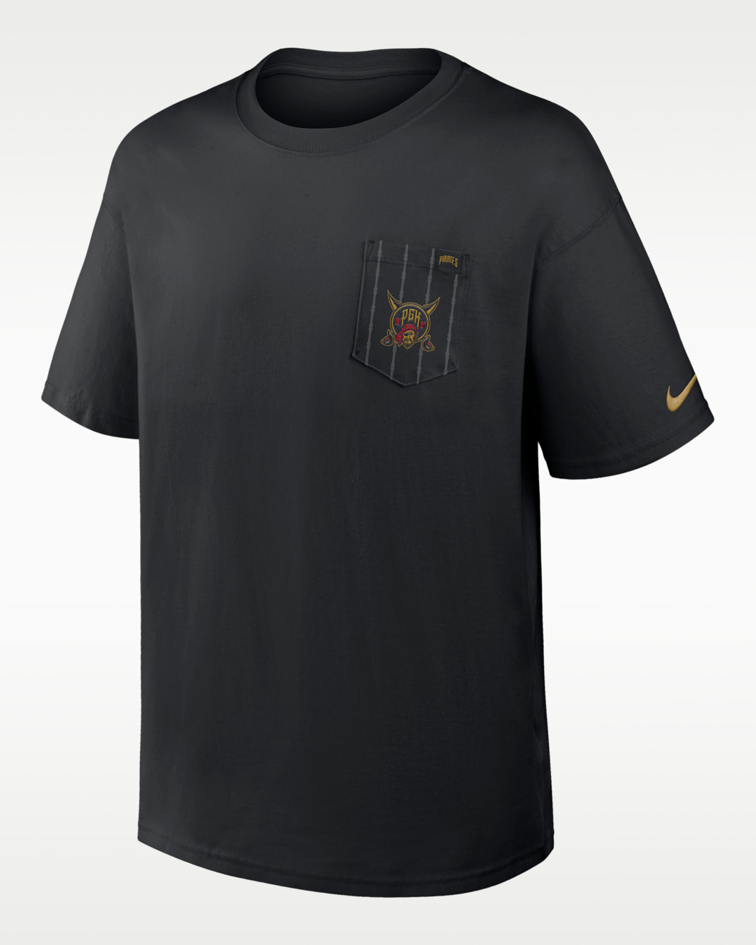 Pittsburgh Pirates City Connect 2-Hit Max90 Pocket Men's Nike MLB T-Shirt - Black
