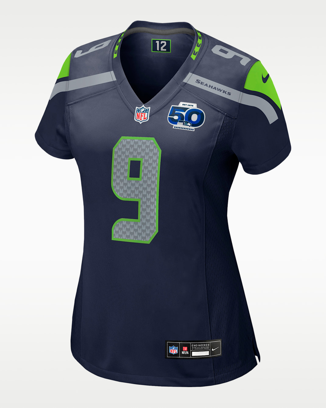 Kenneth Walker III Seattle Seahawks 50th Anniversary Women’s Nike NFL Game Jersey - Navy