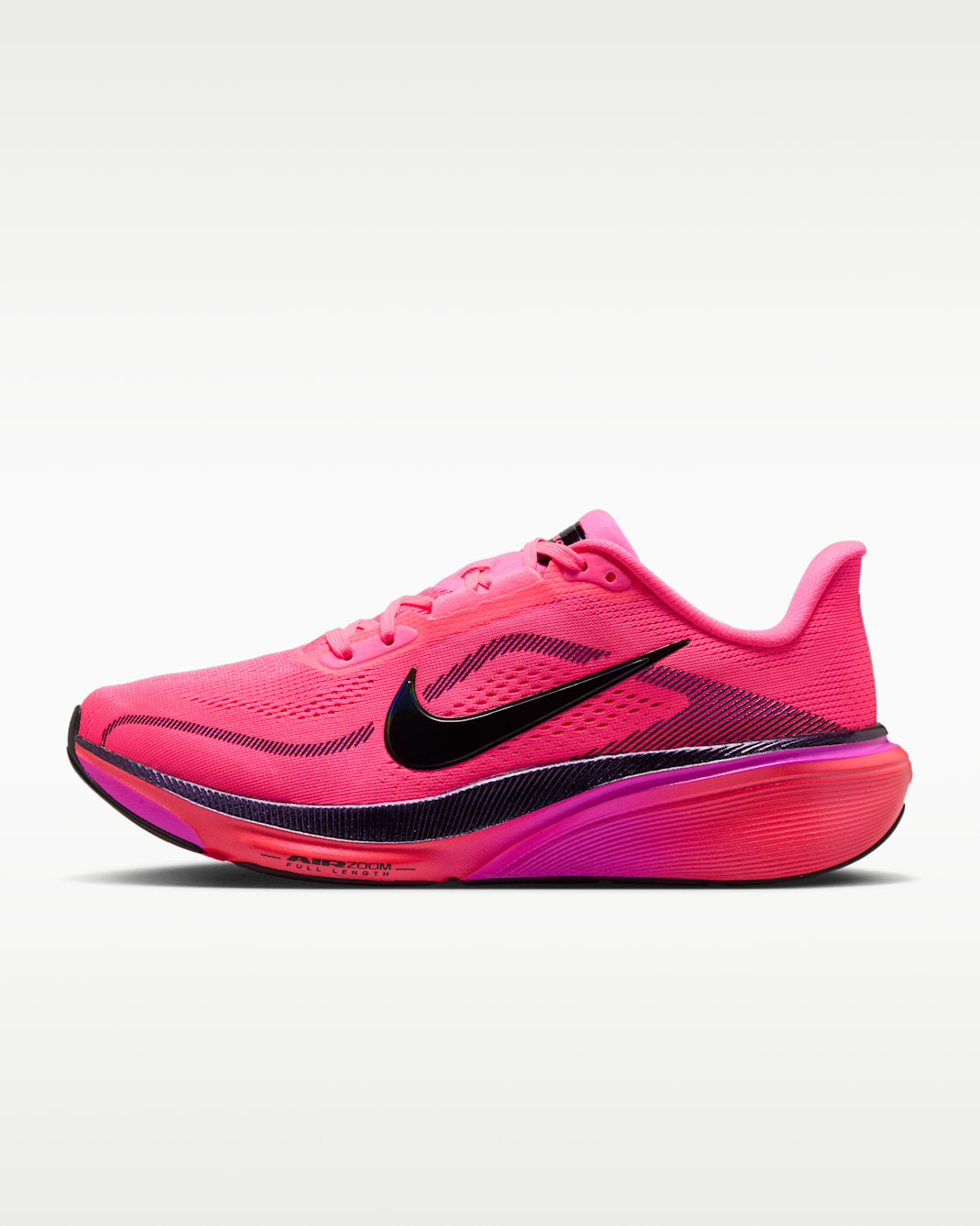 Nike Pegasus 42 Women's Road-Running Shoes - Hyper Pink/Laser Crimson/Fuchsia Blast/Black
