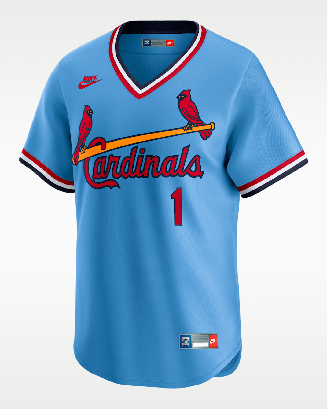 Ozzie Smith St. Louis Cardinals Cooperstown Men's Nike Dri-FIT ADV MLB Limited Jersey - Blue