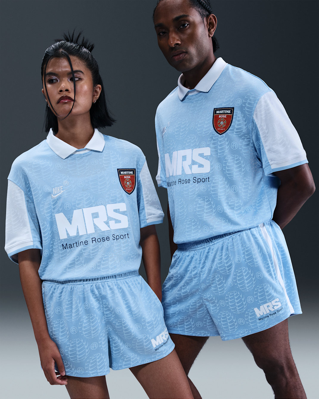 Nike x Martine Rose Sport Men's Jersey - Psychic Blue/White
