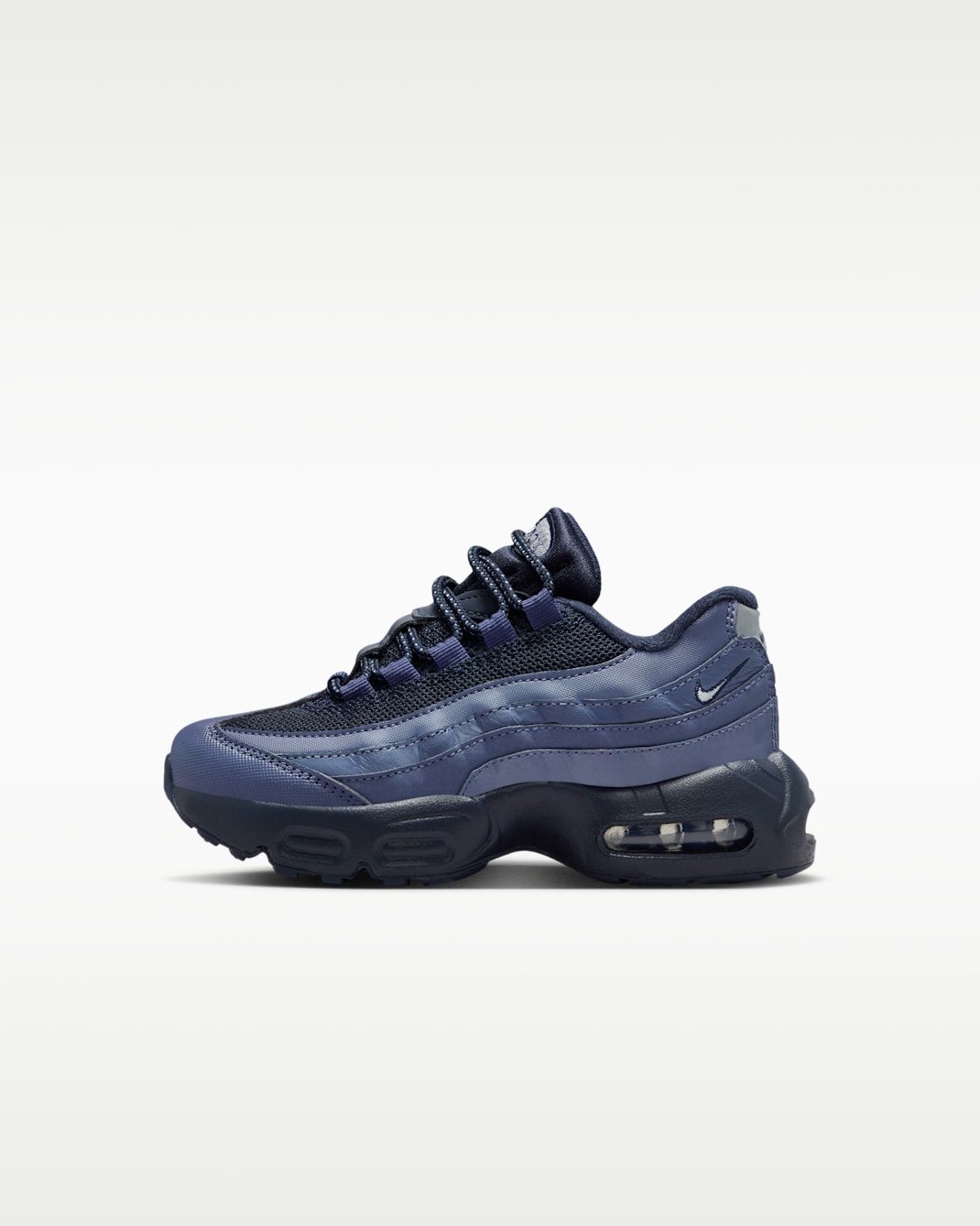 Tenis para niños de preescolar Nike Air Max 95 Recraft - Morado arena/Obsidiana/Plata metalizado/Gris lobo