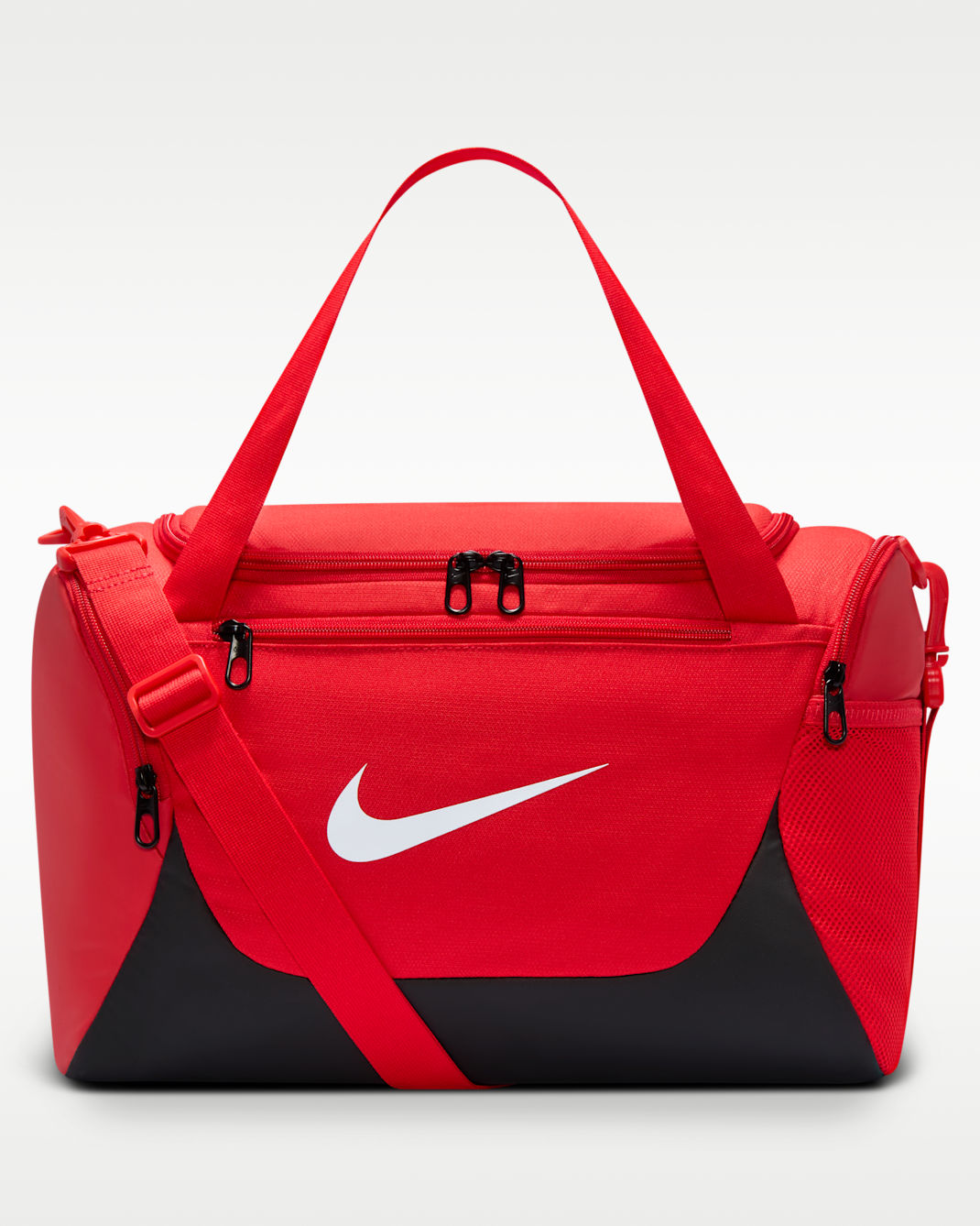 กระเป๋า Duffel เทรนนิ่ง Nike Brasilia (ไซส์ XS, 24 ลิตร) - University Red/ดำ/ขาว