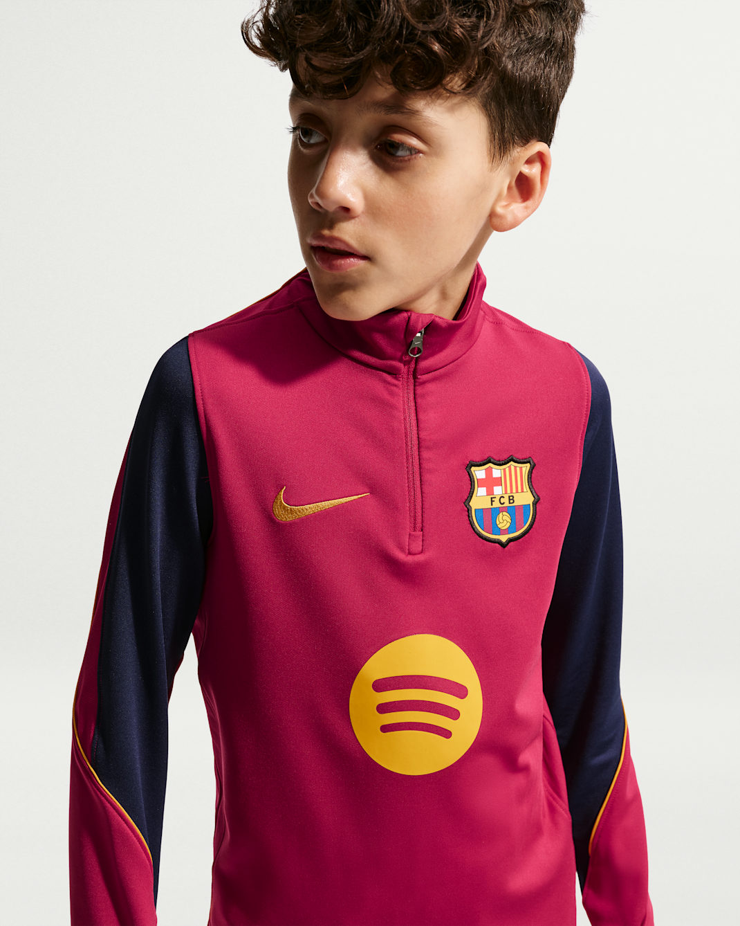 FC Barcelona Strike Big Kids' Nike Dri-FIT Soccer Knit Drill Top
