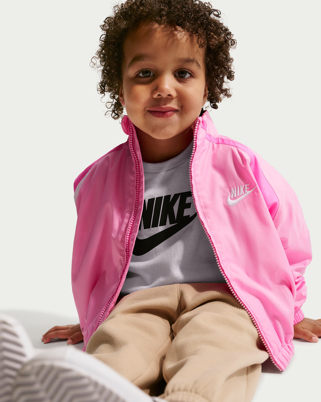Nike Toddler Colorblocked Hoodless Jacket