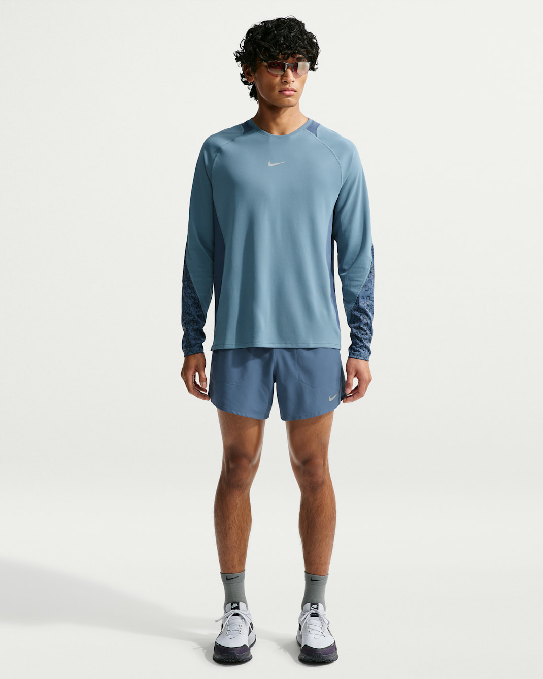 Nike Stride Men's Dri-FIT 5" 2-in-1 Running Shorts - New Slate