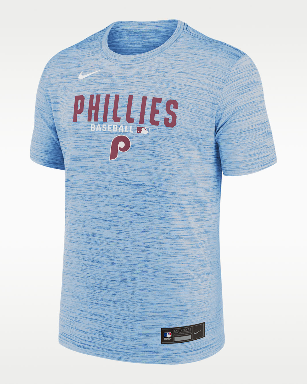 Philadelphia Phillies Authentic Collection Men's Nike Dri-FIT MLB T-Shirt - Light Blue