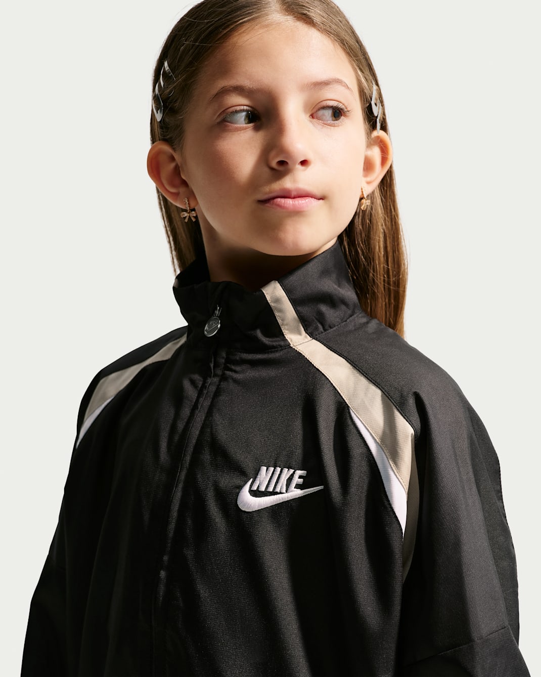 Nike Little Kids' Colorblocked Hoodless Jacket