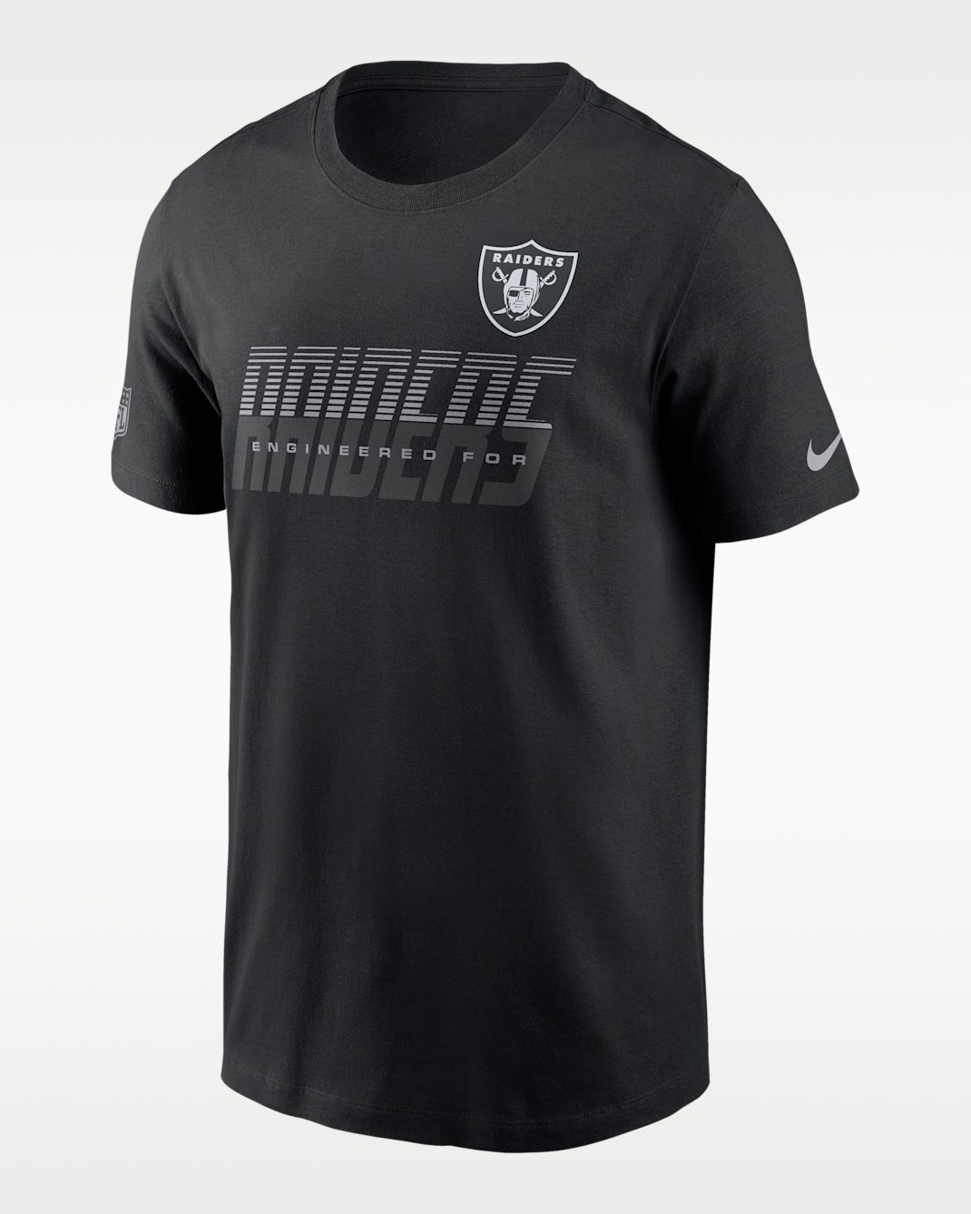 Las Vegas Raiders Sideline Team Issue Men's Nike Dri-FIT NFL T-Shirt - Black