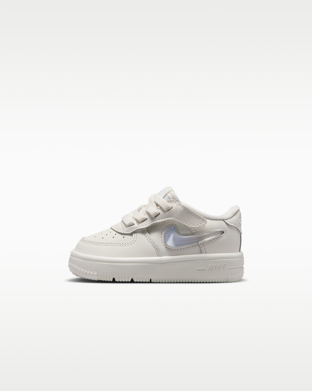 Nike Force 1 Low EasyOn schoenen voor baby's/peuters - Sail/Sail/Football Grey