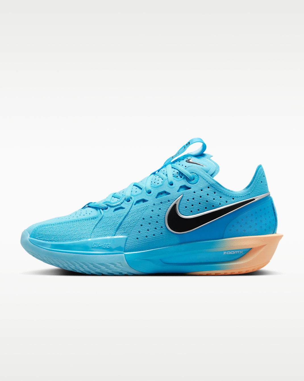 Nike G.T. Cut 3 EP 籃球鞋 - Blue Fury/Metallic Silver/Tangerine Tint/黑色