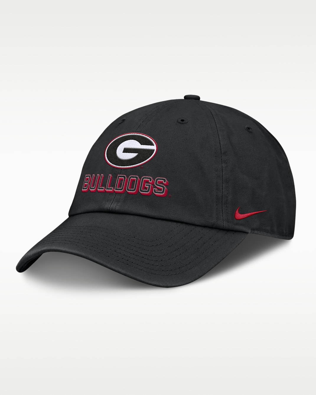 Georgia On-Field Club Gameday Men's Nike College Adjustable Hat - Black