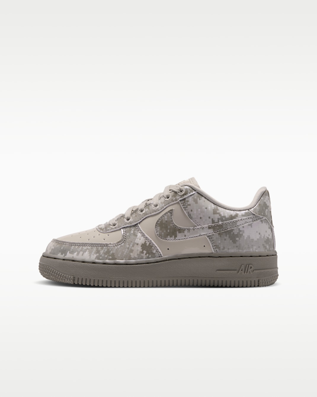 Nike Air Force 1 Big Kids' Shoes - Multi-Color/Light Stone/Fossil/Multi-Color