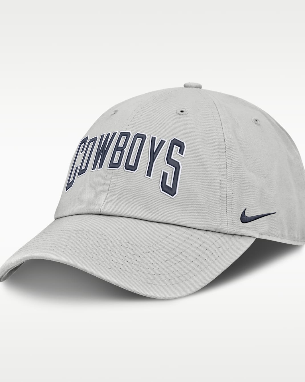 Dallas Cowboys Primetime Club Arched Men's Nike NFL Adjustable Hat - Grey