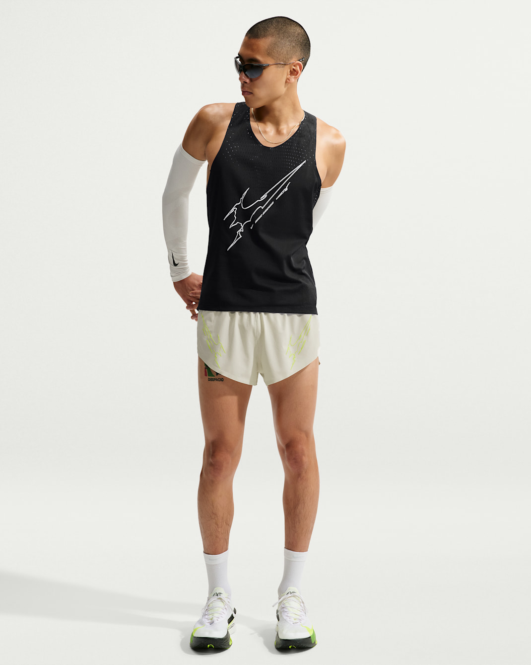 Nike AeroSwift Men's Dri-FIT ADV 5cm (approx.) Brief-Lined Running Shorts - Light Bone