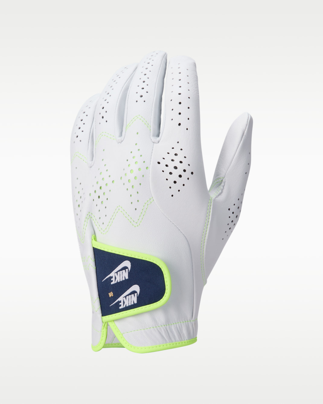 Nike Tour Classic 4 Men's Golf Glove (Left Cadet) - White/Volt Ice/Midnight Navy