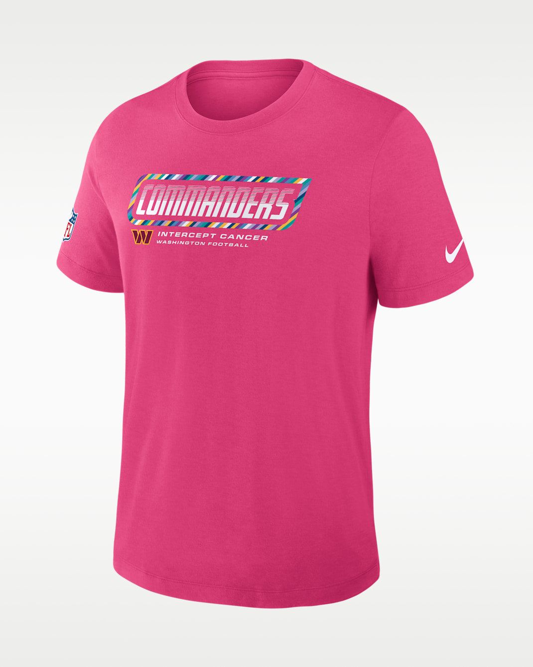 Washington Commanders Crucial Catch Sideline Men's Nike Dri-FIT NFL T-Shirt - Pink