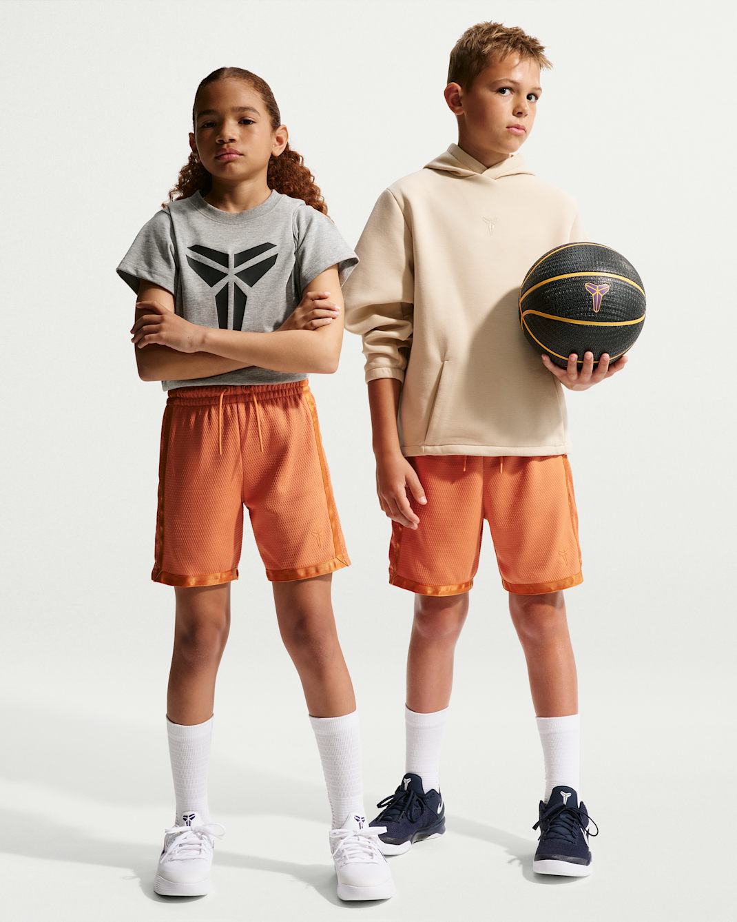 Shorts Dri-FIT Mamba para niños de talla grande Kobe - Curry cálido/Curry cálido