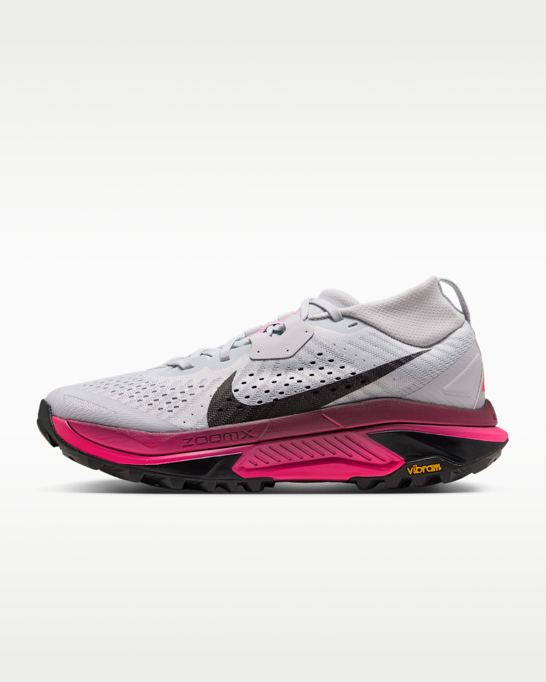 ACG Zegama Trail Women's Trail-Running Shoes - Pure Platinum/Hyper Pink/Yellow Ochre/Black