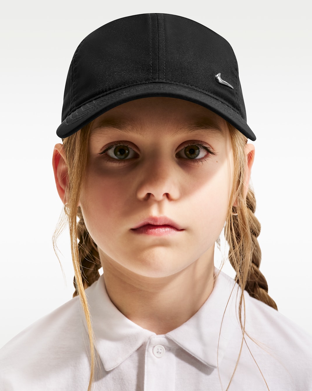 Nike Younger Kids' Dri-FIT Metal Swoosh Club Cap - Black