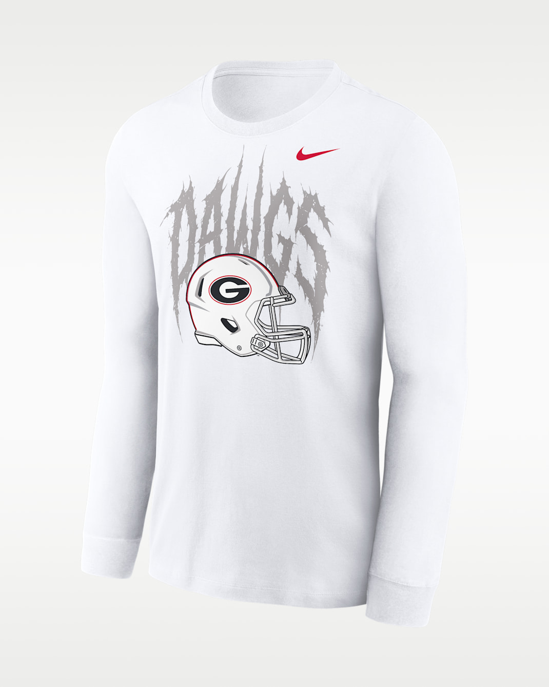 Playera de manga larga universitaria Nike para hombre Georgia 2026 White Out Dawgs - Blanco