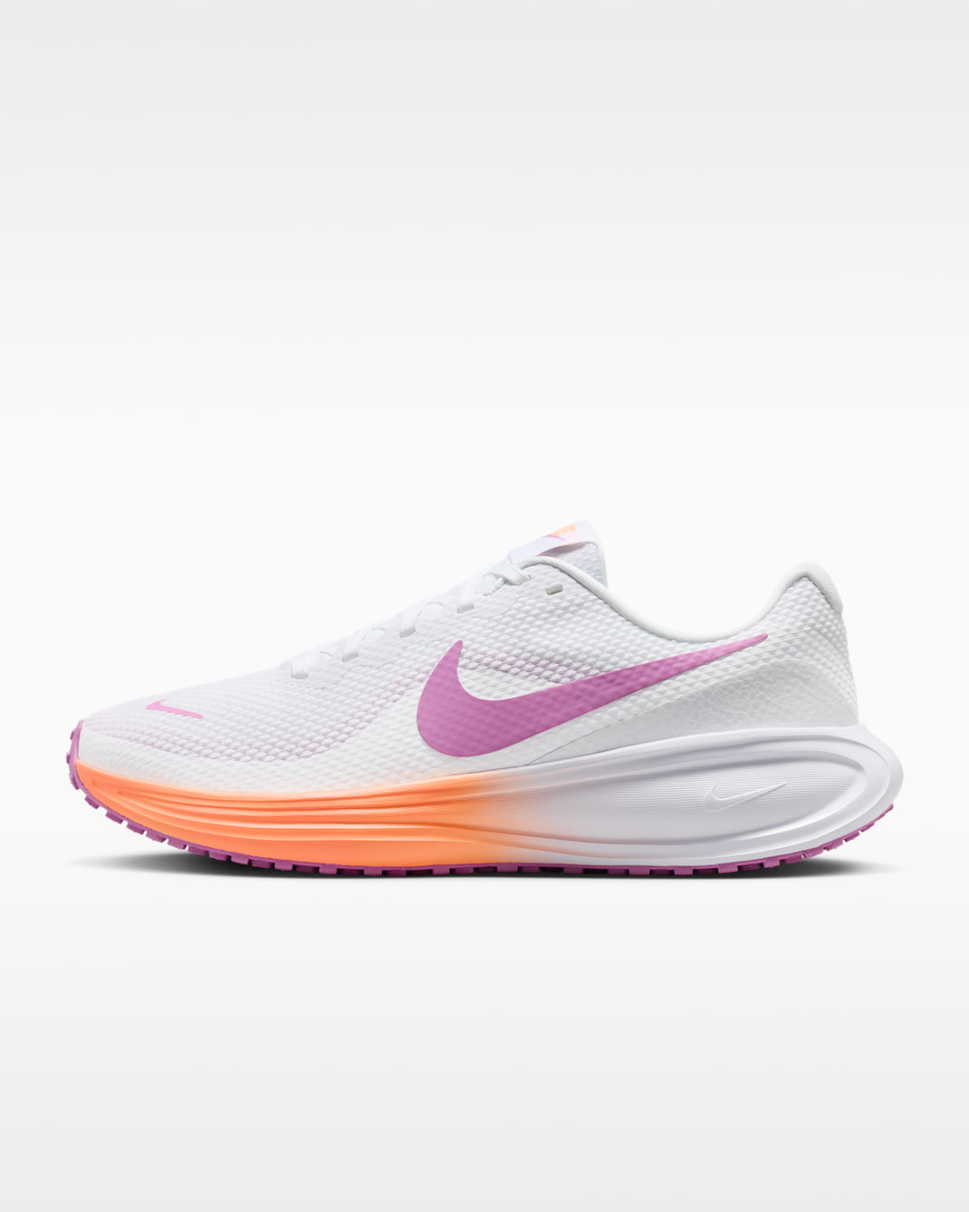 Nike Revolution 8 Women's Road Running Shoes - White/Orange Pulse/Light Magenta
