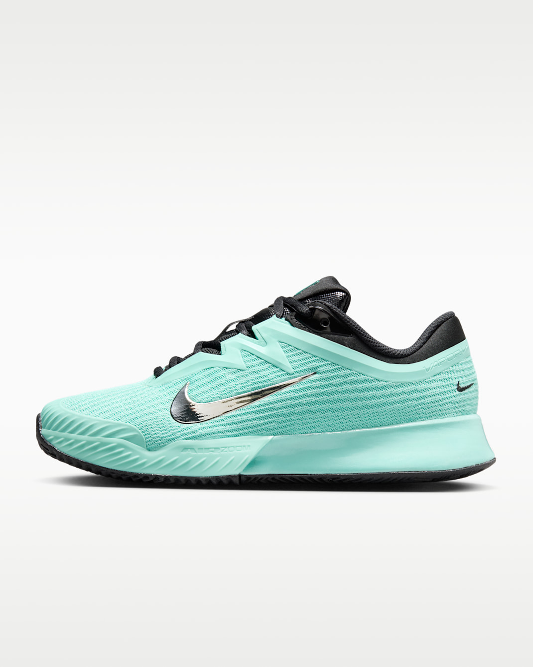 Tennissko för grusunderlag Nike Vapor Pro 3 PRM för kvinnor - Mint/Svart/Pure Platinum/Metallic Silver