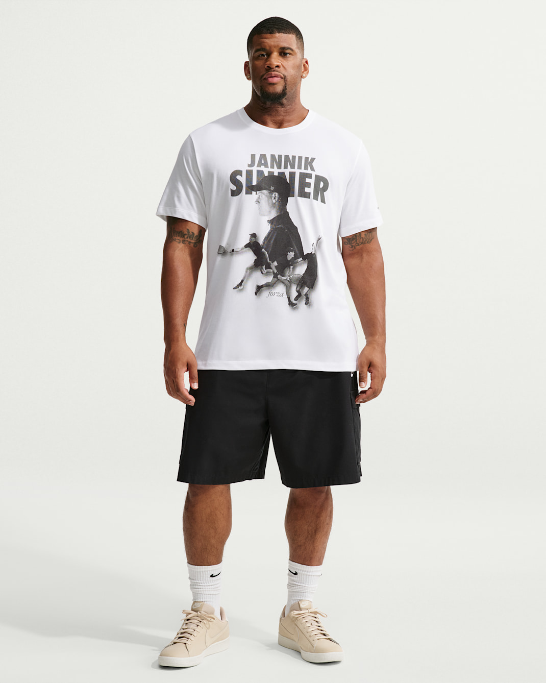 Jannik Sinner Men's NikeCourt Dri-FIT Graphic Tennis T-Shirt