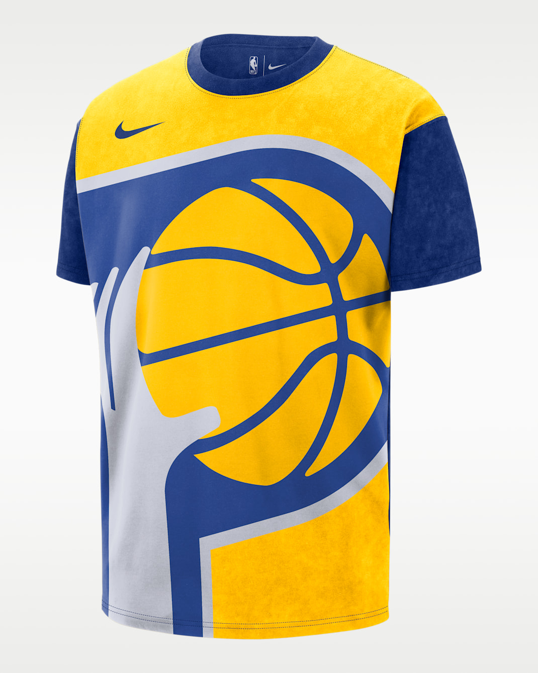 Indiana Pacers Essential City Edition Men's Nike NBA Max90 T-Shirt - Amarillo/Rush Blue