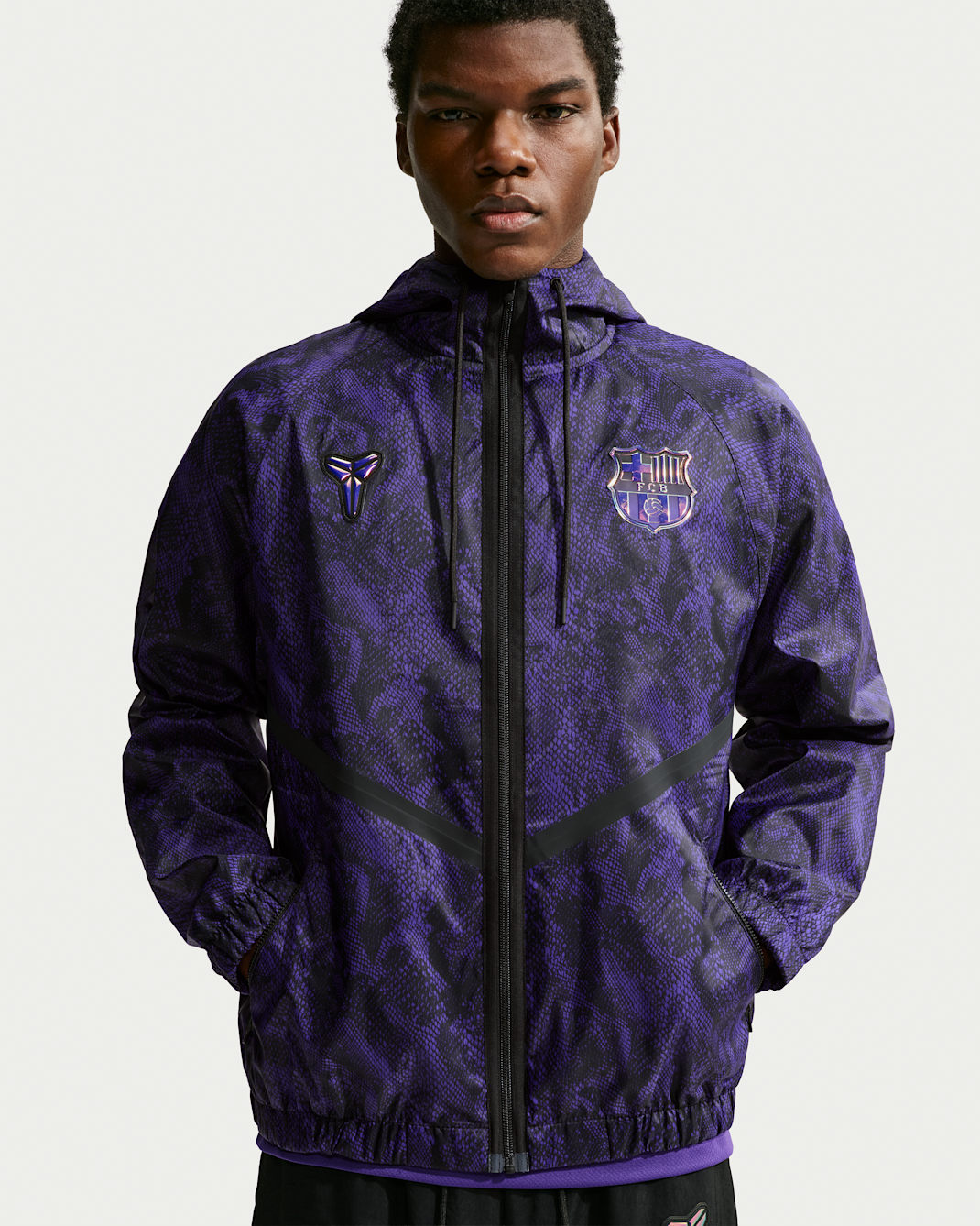 Segona equipació FC Barcelona Jaqueta de futbol Anthem Kobe Dri-FIT - Home - Field Purple/Negre/Negre