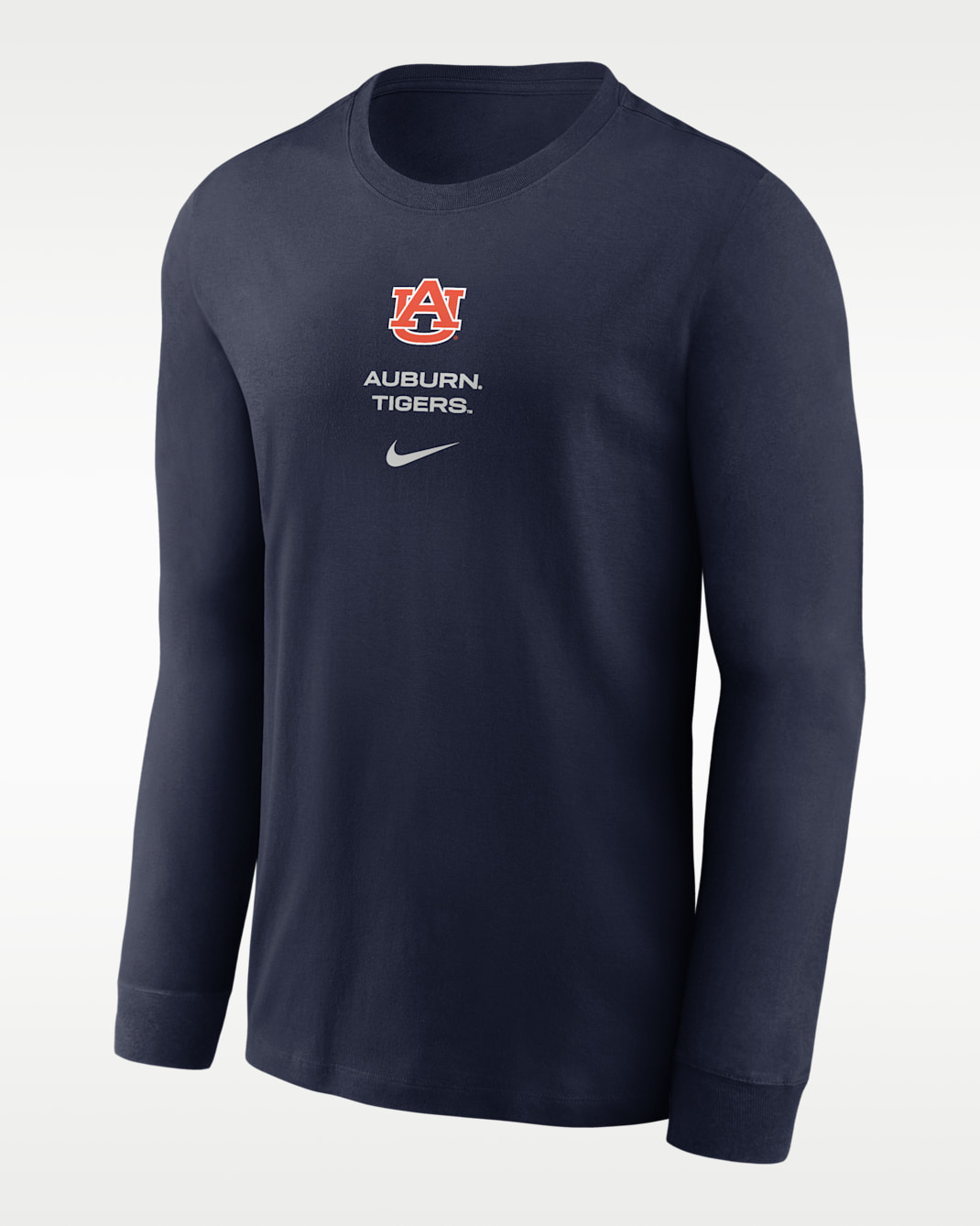 Auburn Sideline Men's Nike Dri-FIT College Long-Sleeve T-Shirt - College Navy