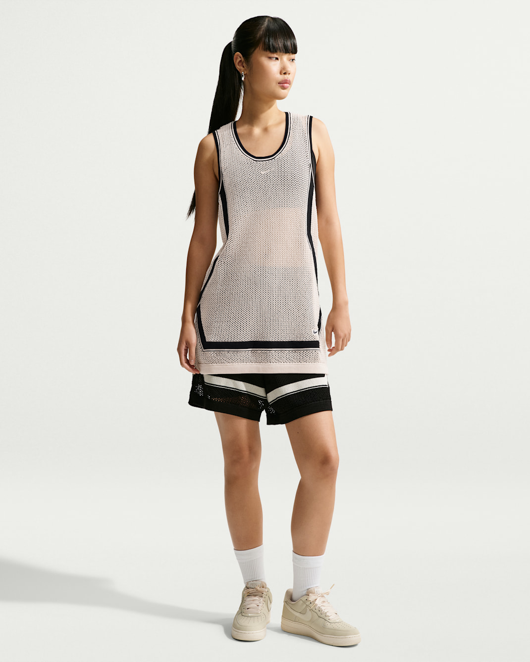Robe Nike Sportswear Chill Knit pour femme - Chalk/Noir/Noir