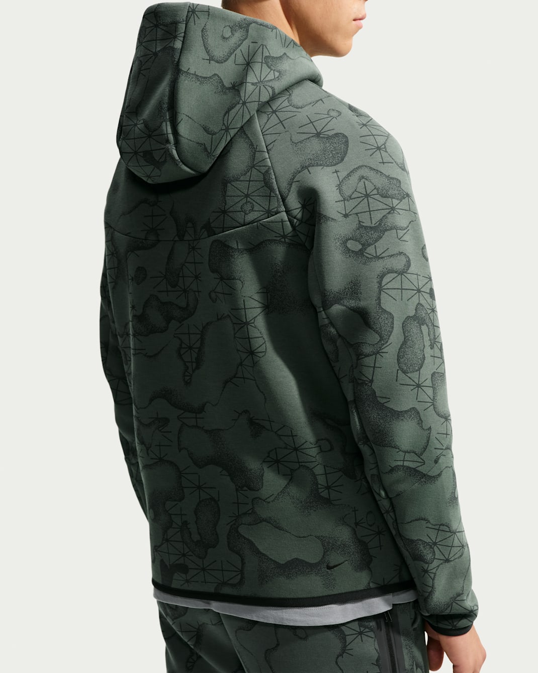 Nike Tech Men's Fleece Full-Zip All-Over-Print Windrunner Jacket