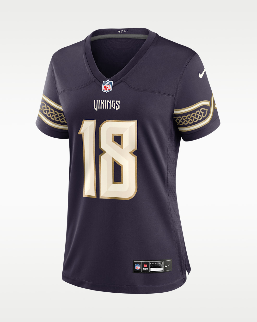 Justin Jefferson Minnesota Vikings Rivalries Collection Women's Nike NFL Game Jersey - Purple