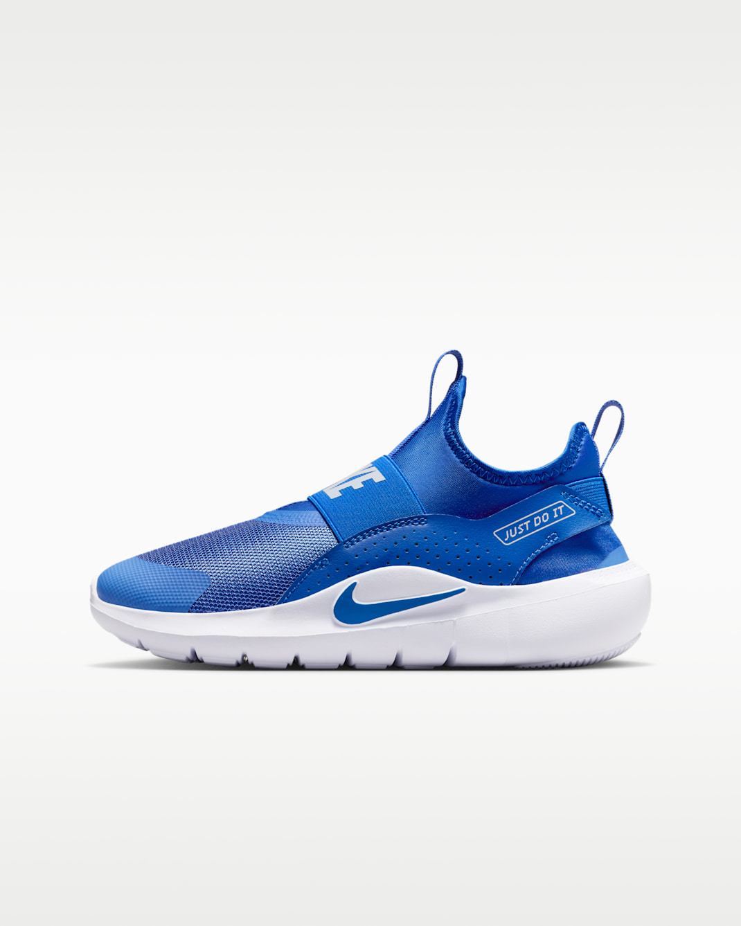 Nike Flex Runner 4 Big Kids' Running Shoes - Comet Blue/Football Grey/White/Game Royal