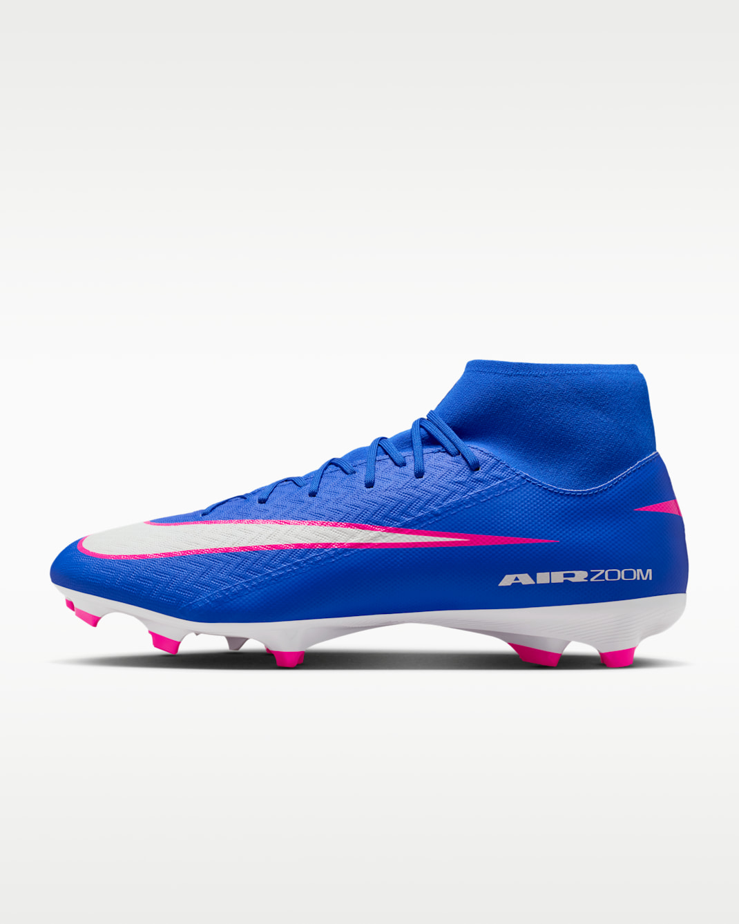 Nike Mercurial Superfly 10 Academy Multi-Ground High-Top Football Boot - Racer Blue/White