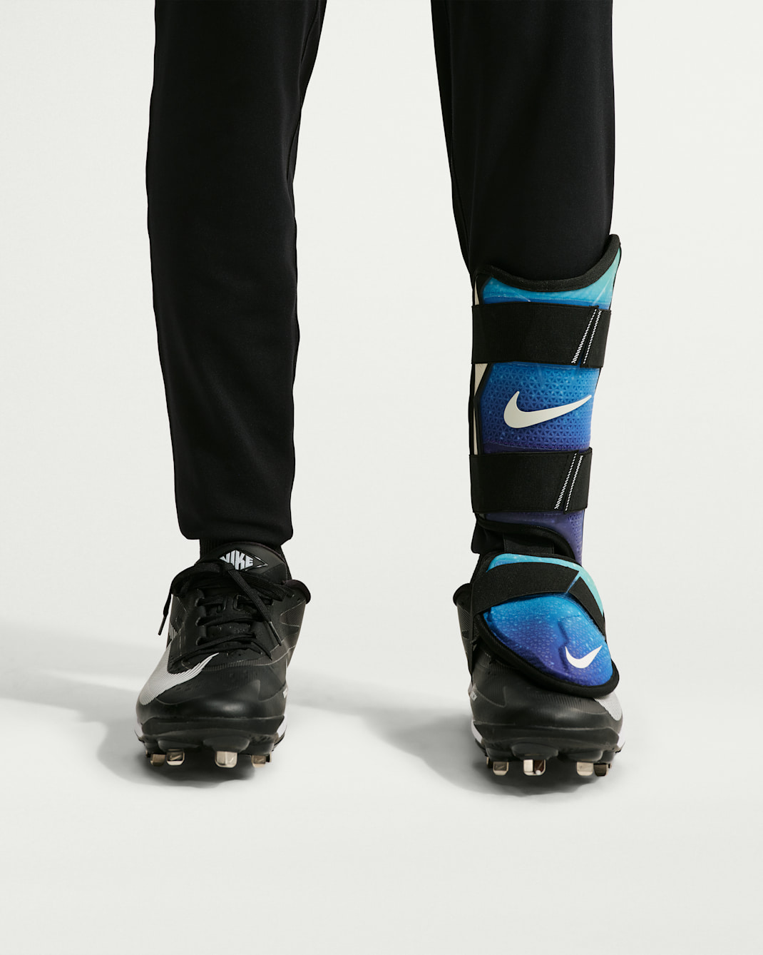 Nike Vapor Elite Baseball Batter's Leg Guard (Left-Hand Hitter) - Laser Blue/Metallic Summit White