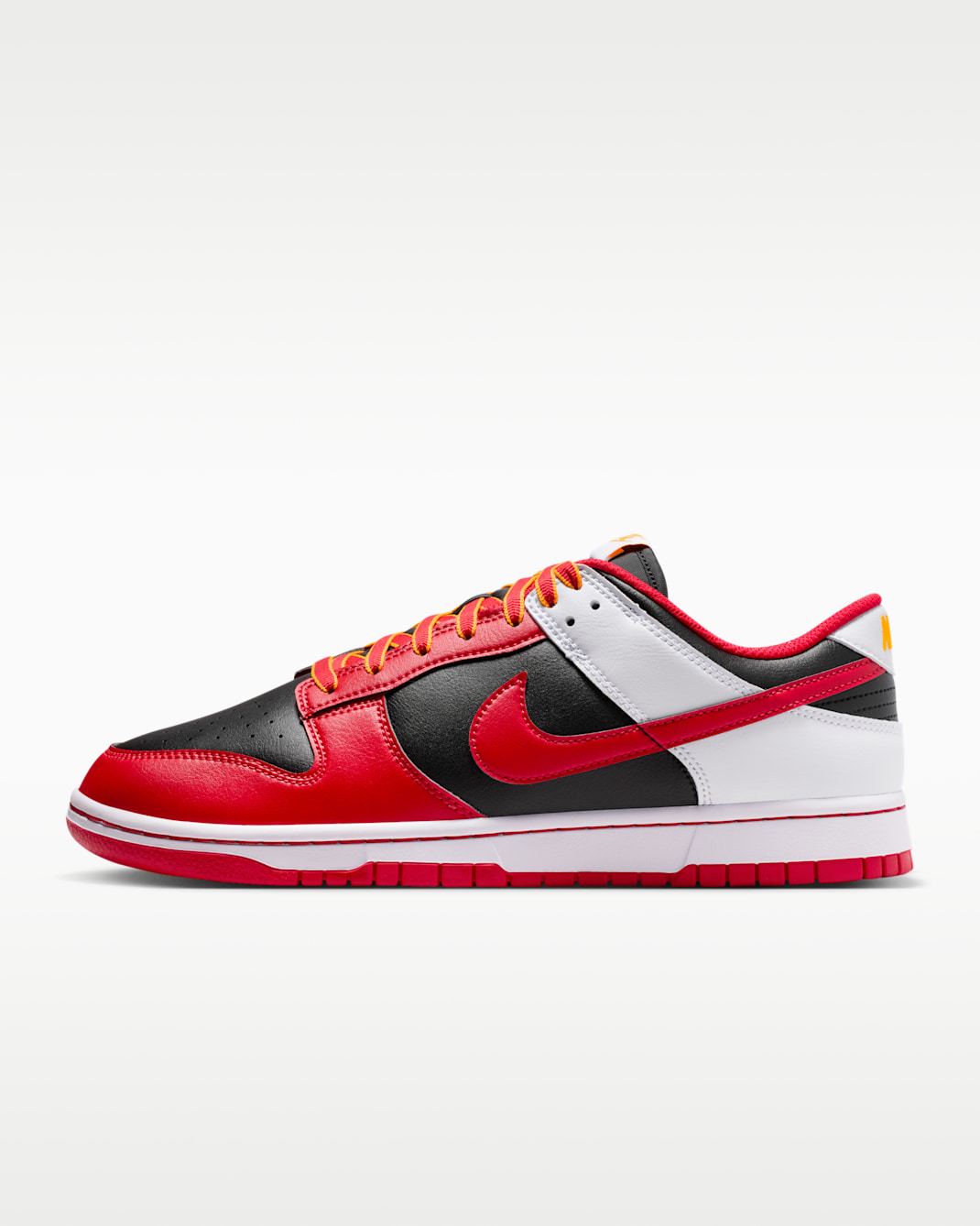 Nike Dunk Low Retro Men's Shoes - Black/White/University Gold/University Red