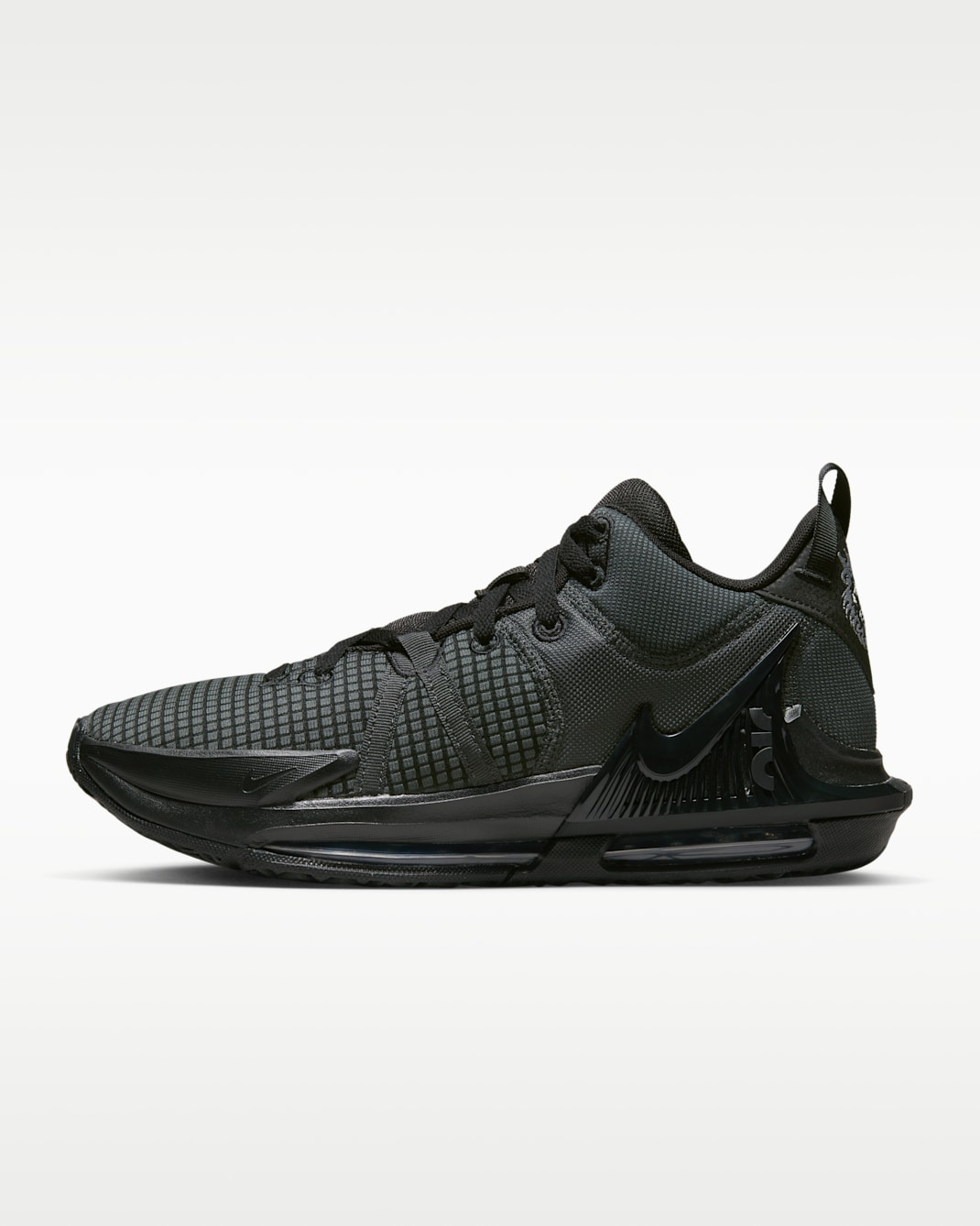 LeBron Witness 7 Basketball Shoes - Black/Anthracite/Black