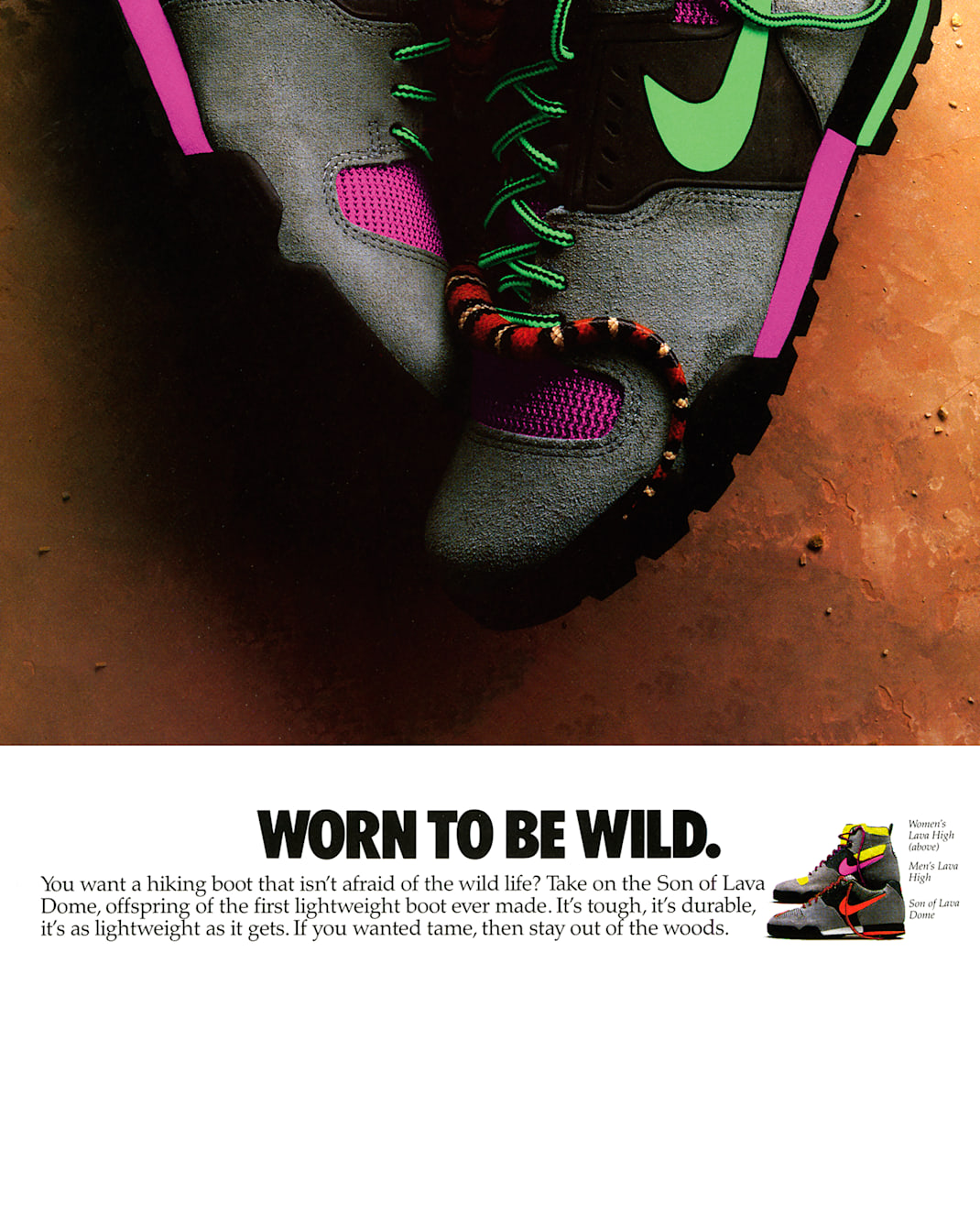 Nike DNA “Worn to be Wild” Poster 22" x 34"