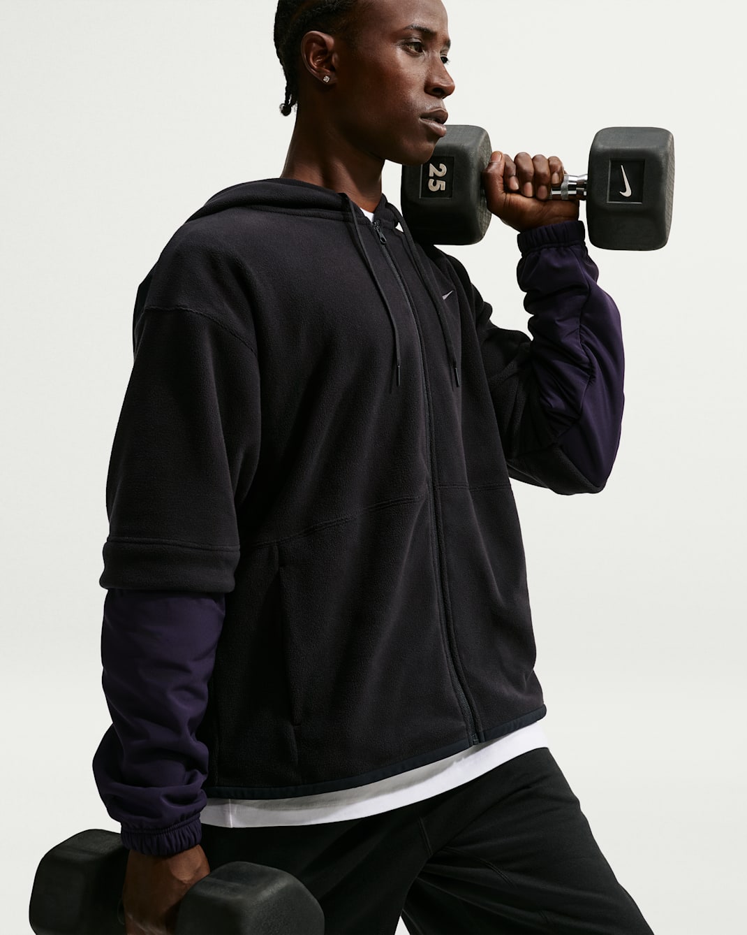 Nike Men's Therma-FIT Full-Zip Fleece Hoodie