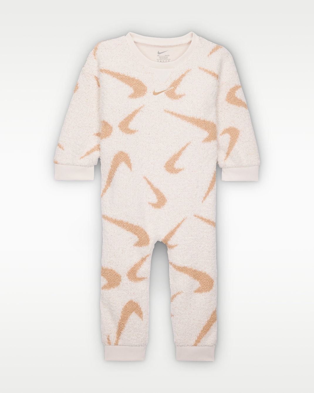 Nike Baby (12–24M) Boucle Jacquard Overalls - Sail