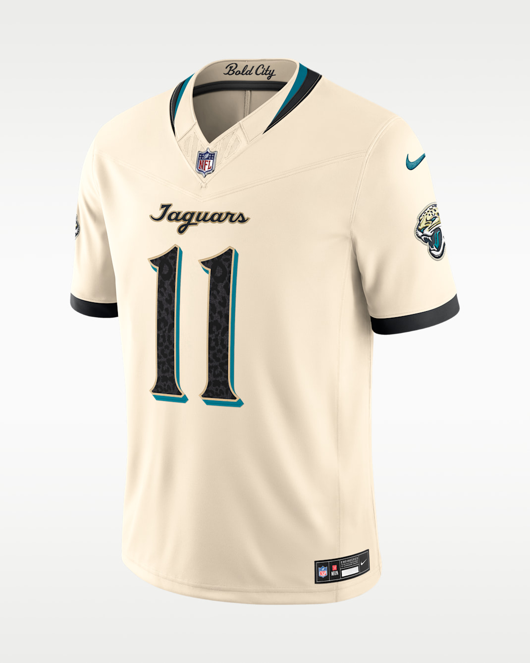 Parker Washington Jacksonville Jaguars Rivalries Collection Men's Nike Dri-FIT NFL Limited Jersey - Natural