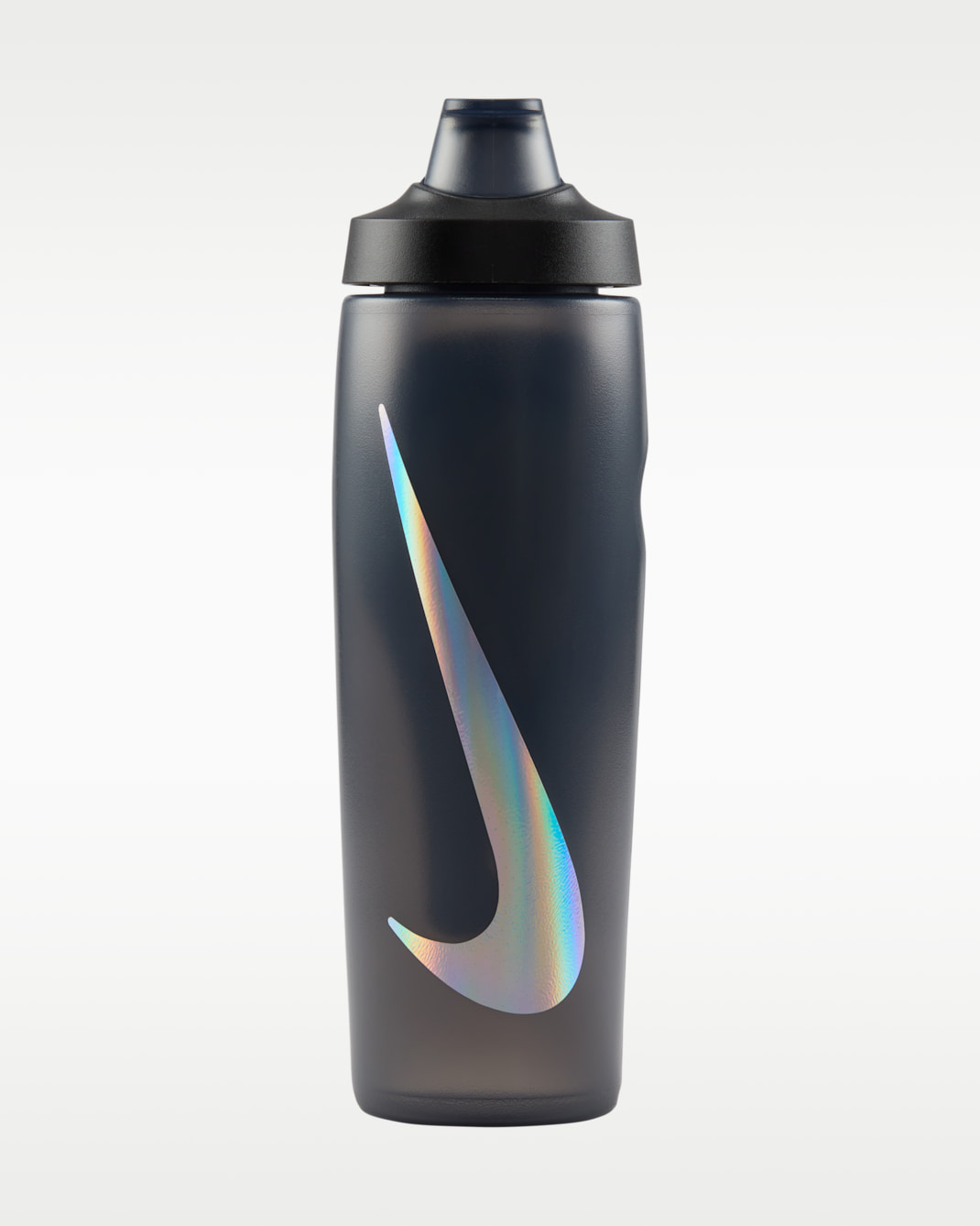 Nike Refuel összenyomható, zárható fedelű vizespalack (700 ml) - Anthracite/Fekete