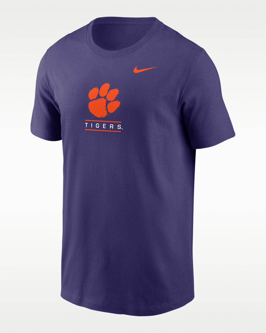 Clemson Tigers Men's Nike College T-Shirt - New Orchid