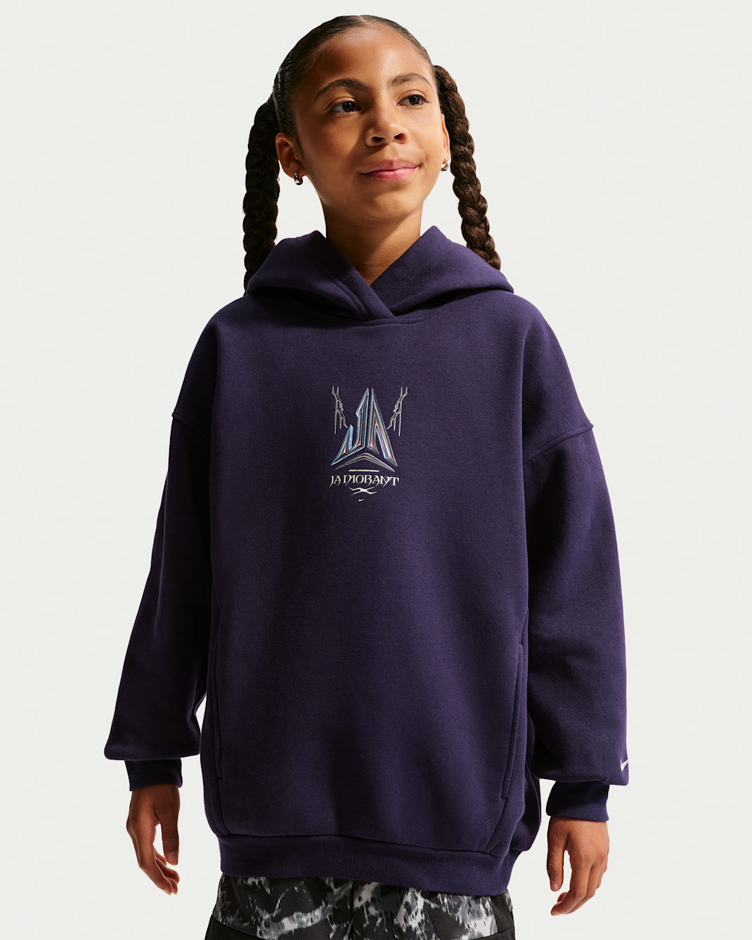Ja Big Kids' Club Fleece Oversized Hoodie